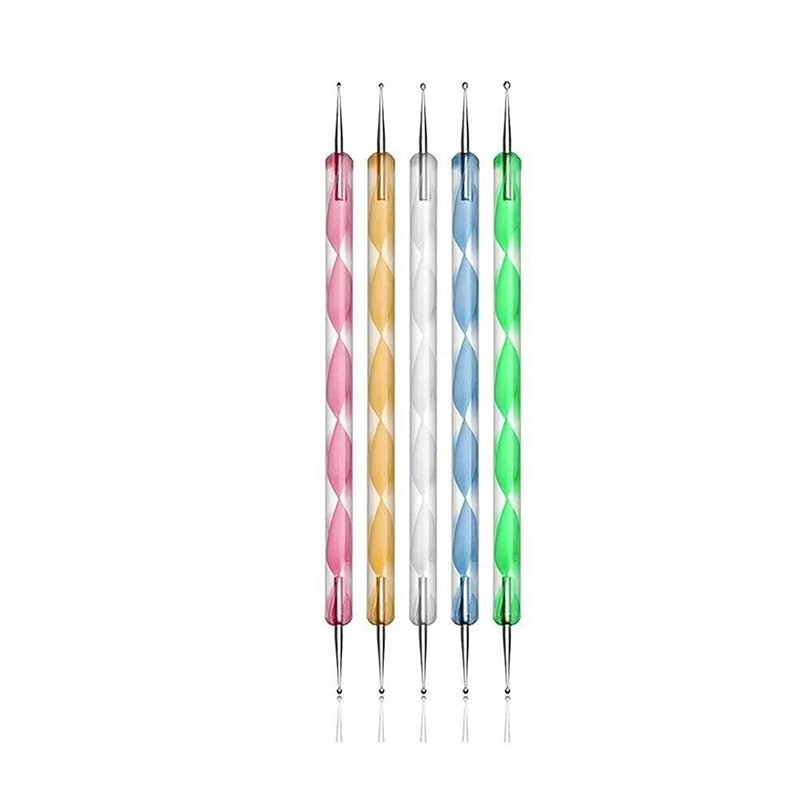 Nails dotting tools - 5 piecesNail brushes
