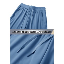 Calça clássica - cordões - bolsos com zíper - secagem rápida