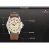NAVIFORCE - relógio esportivo clássico - quartzo - pulseira de couro - à prova d'água