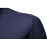 Asymmetrical long sleeve shirt - decorative golden embroideryT-shirts