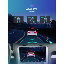 Auto rádio - 2 Din - 9 polegadas - Android 10 - 2GB - 32GB - Bluetooth - GPS - carplay - para Volkswagen Golf 5 6 Passat