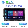 Auto rádio - 2 Din - 9 polegadas - Android 10 - 2GB - 32GB - Bluetooth - GPS - carplay - para Volkswagen Golf 5 6 Passat