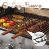 Cesto para grelhar churrasco - ferramenta para assar carne/legumes