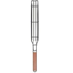 Cesto para grelhar churrasco - ferramenta para assar carne/legumes