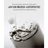 PAGANI - relógio automático de aço inoxidável - pulseira de malha - à prova d'água - branco