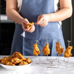 Prateleira para grelhar - assar carne / legumes - para fritadeira