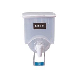 Oil / liquid / vinegar dispenser - transparent container with lid - wall mountedTools