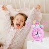 Alarm clock with double bell - clock with backlight - unicorn / dinosaur / astronautClocks
