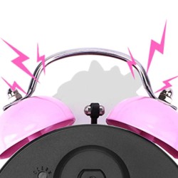 Alarm clock with double bell - clock with backlight - unicorn / dinosaur / astronautClocks