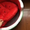 Cama macia para cachorro/gato - formato de melancia