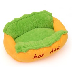 Cama quente para cachorro/gato - almofada macia - cachorro-quente