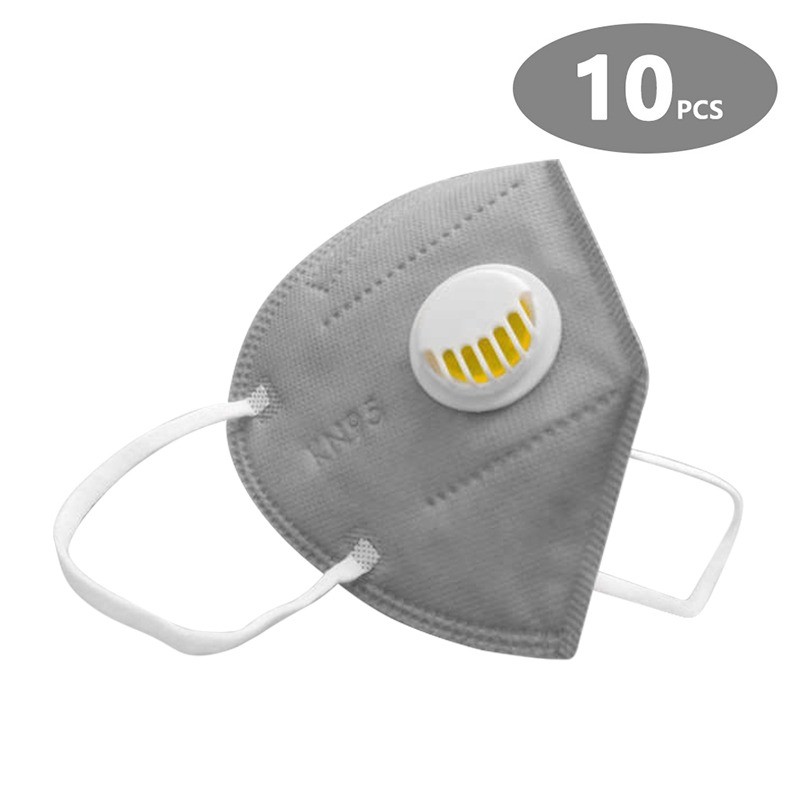 KN95 - PM2.5 - protetor bucal / facial - com válvula de ar - antibacteriano - anti-coronavírus