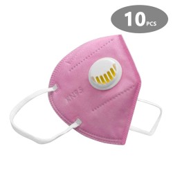 KN95 - PM2.5 - protetor bucal / facial - com válvula de ar - antibacteriano - anti-coronavírus