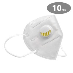 KN95 - PM2.5 - protetor bucal / facial - com válvula de ar - antibacteriano - anti-coronavírus