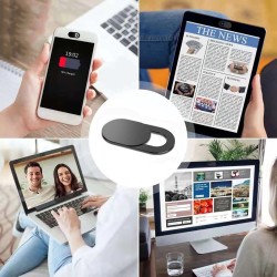 Capa deslizante para câmera de webcam para laptop / smartphone - ultrafina