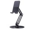 Suporte para telefone/tablet - suporte de metal - giratório - ajustável