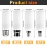 Lâmpada de chama LED - lâmpada de efeito de fogo - 3 modos - 5W - E27 - E12 - E14 - B22