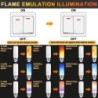Lâmpada de chama LED - lâmpada de efeito de fogo - 3 modos - 5W - E27 - E12 - E14 - B22