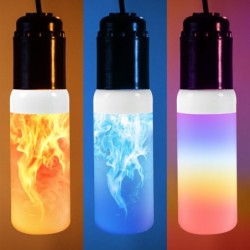 Lâmpada de chama LED - lâmpada de efeito de fogo - 3 modos - 5W - E27 - E12 - E14 - B22