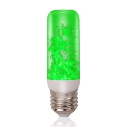 Lâmpada de efeito de fogo LED - chama oscilante - 4 modos - 3W - E27