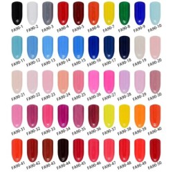 Pó acrílico para unhas - conjunto colorido