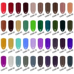 Pó acrílico para unhas - conjunto colorido