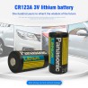 Panasonic - bateria de lítio - CR123A - 1400 mAh - 3V - 10 peças