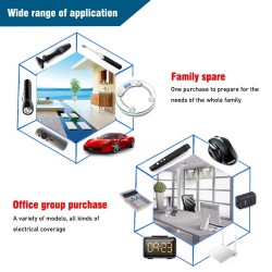 Panasonic - bateria de lítio - CR123A - 1400 mAh - 3V - 10 peças