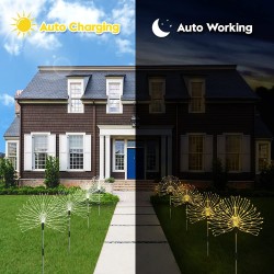 LED fireworks - solar garden lamp - waterproofSolar lighting