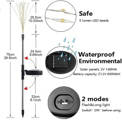 LED fireworks - solar garden lamp - waterproofSolar lighting