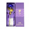 Rosa dourada Infinity - com suporte Love - caixa