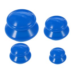 Ventosa de silicone anticelulite - massageador corporal - bolhas chinesas - 4 peças
