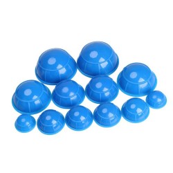 Silicone vacuum cups - cupping / massage / anti cellulite therapy - 12 piecesMassage