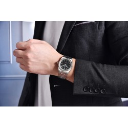 PAGANI DESIGN - automatic sports watch - waterproof - stainless steel - blackWatches