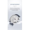NAVIFORCE - fashionable Quartz watch - leather strap - waterproof - gold / whiteWatches