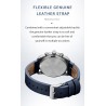 NAVIFORCE - fashionable Quartz watch - leather strap - waterproof - rose gold / blackWatches