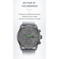 NAVIFORCE - fashionable Quartz watch - leather strap - waterproof - rose gold / blackWatches