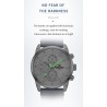 NAVIFORCE - fashionable Quartz watch - leather strap - waterproof - rose gold / blackWatches
