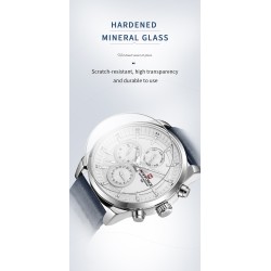 NAVIFORCE - fashionable Quartz watch - leather strap - waterproof - rose gold / blackWatches