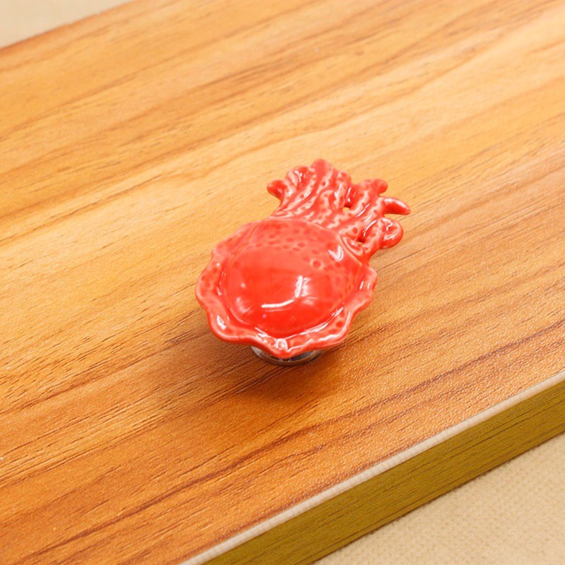Ceramic furniture handles - knobs - octopus shapedFurniture