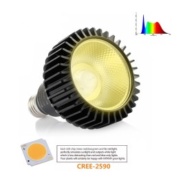 Lâmpada de cultivo de plantas LED - lâmpada - espectro completo - COB - E27