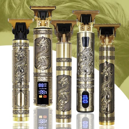 Electric hair trimmer - shaver - USB - Buddha / dragon designHair trimmers