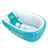 Banheira de bebê inflável - piscina - portátil - dobrável - antiderrapante - ursinho de desenho animado