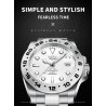LIGE - stainless steel Quartz watch - waterproof - whiteWatches