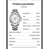 LIGE - stainless steel Quartz watch - waterproof - whiteWatches