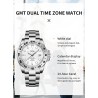 LIGE - stainless steel Quartz watch - waterproof - whiteWatches