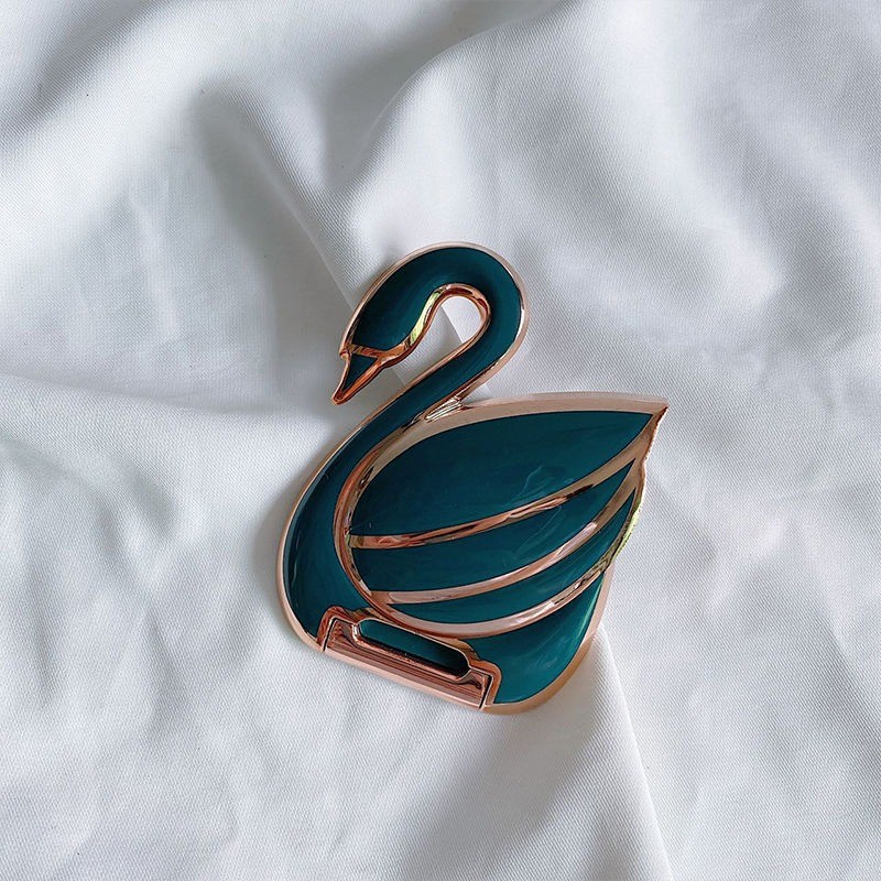 Suporte para telefone dobrável - suporte - em forma de cisne