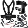 Cinta peitoral - cinto giratório - suporte para telefone / câmera GoPro - conjunto completo
