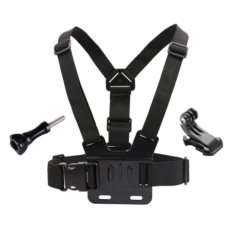 Alça de peito ajustável - suporte para telefone / câmera GoPro