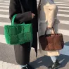 Trendy plush handbag - large capacityHandbags